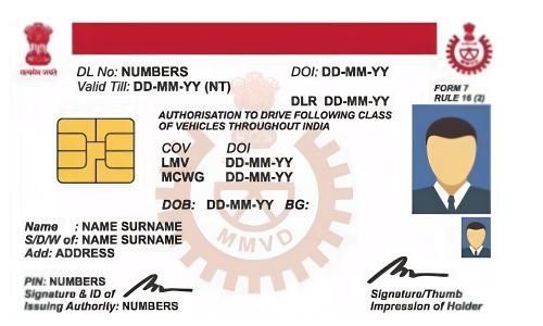 license card